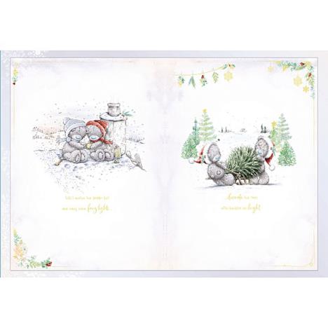 One I Love Me to You Bear Giant Luxury Boxed Christmas Card Extra Image 2